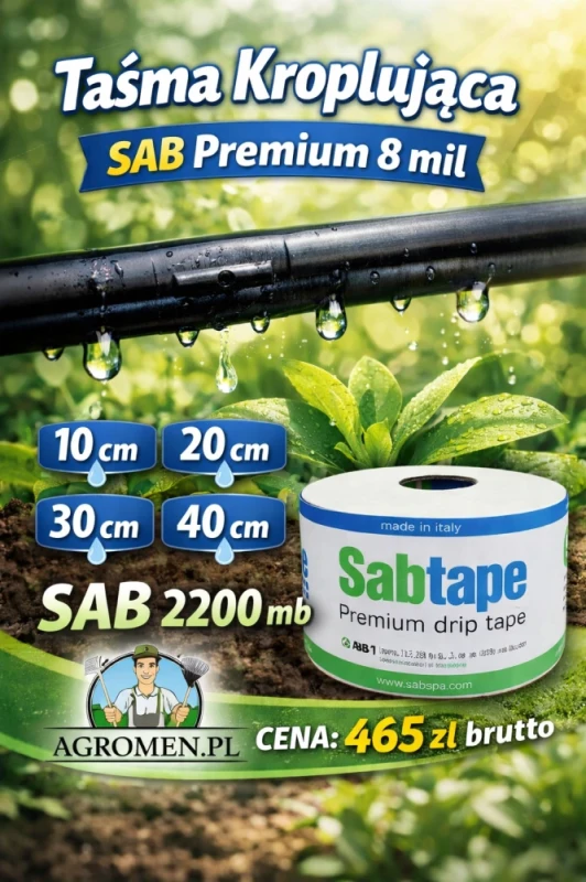 TAŚMA KROPKUJĄCA SAB PREMIUM 8 mil