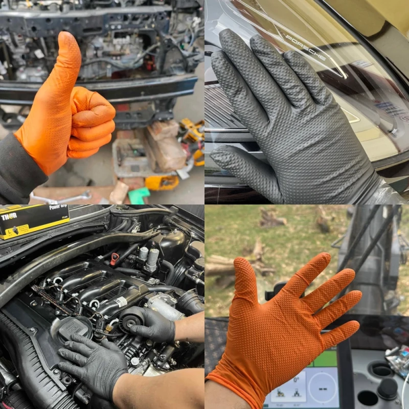 Rękawice grip THOR nitrylowe