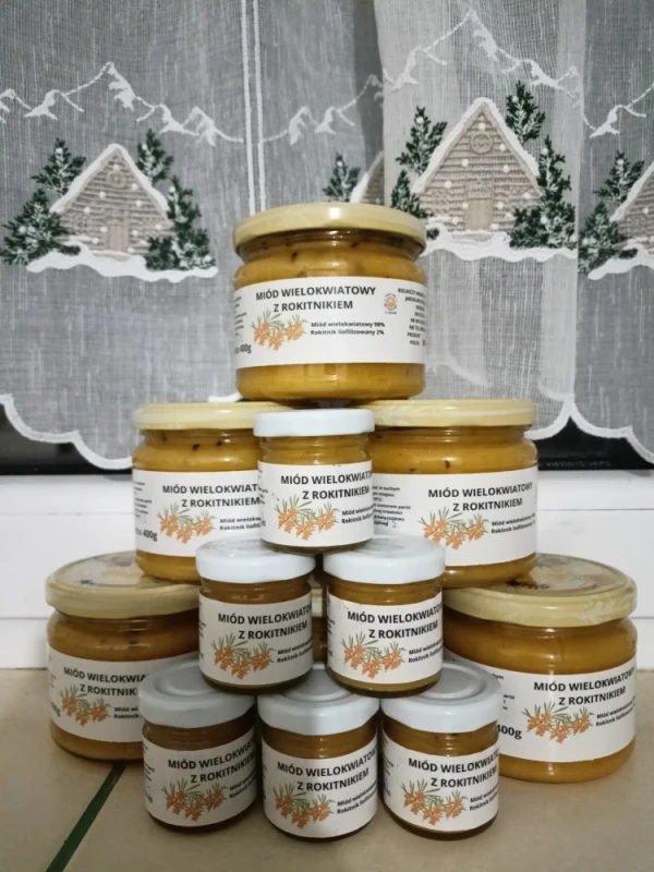 Miody kremowane z owocami liofilizowanymi lub przyprawami korzennymi