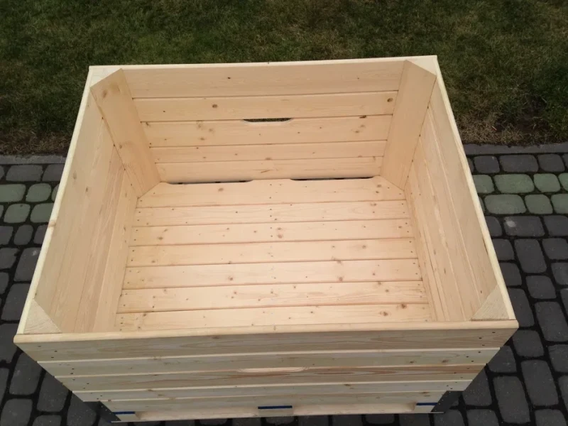 Skrzyniopalety drewniane na jabłka, PW MORYS