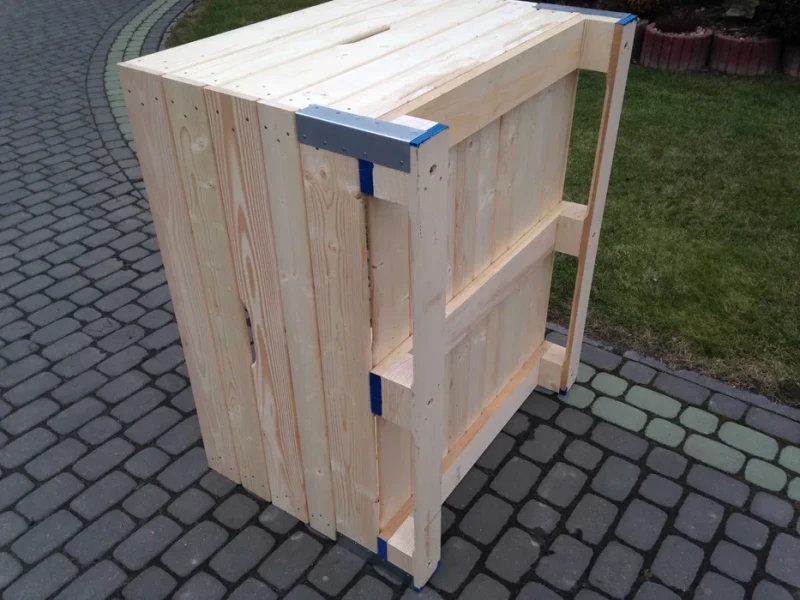 Skrzyniopalety drewniane na jabłka, PW MORYS