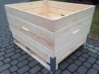 Skrzyniopalety drewniane na jabłka, PW MORYS