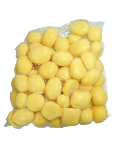 Ziemniaki obrane pakowane próżniowo.