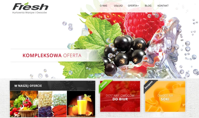 FRESH hurtowy dostawca warzyw i owoców
