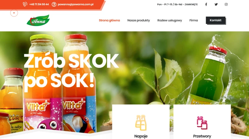 Anna Plus Sp. z o.o. Przetwórnia owoców i warzyw