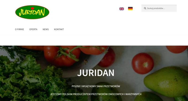JURiDAN Jerzy Tomf - Przetwórstwo owoców i warzyw