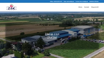 Fruktosad Sp. z o.o. Mrożenie owoców i warzyw