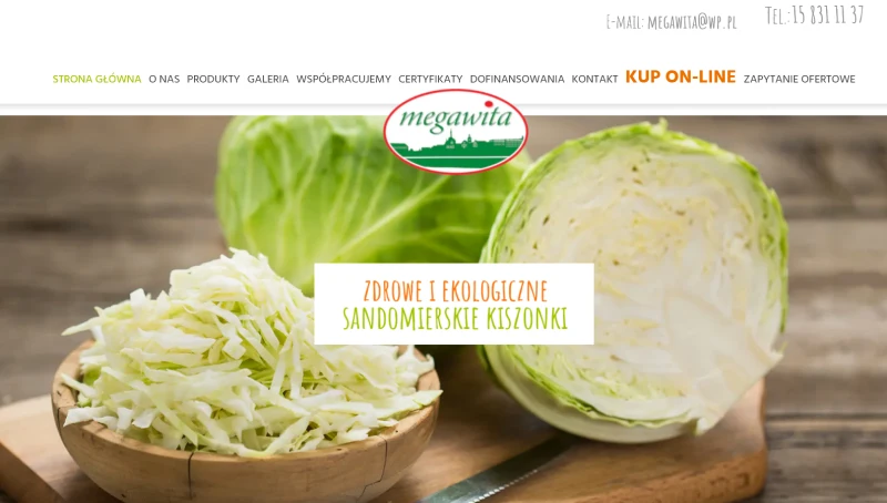 Megawita Sandomierska Kapusta Kiszona