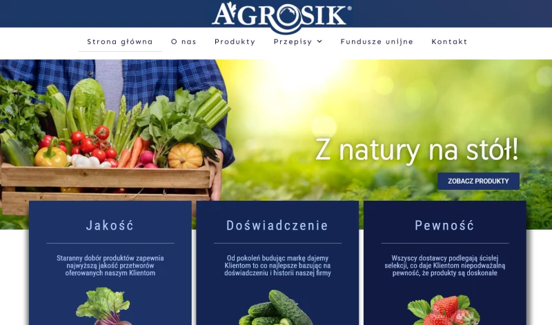 A-GROSIK Przetwórstwo Spożywcze i Handel Jacek Wołkowicz