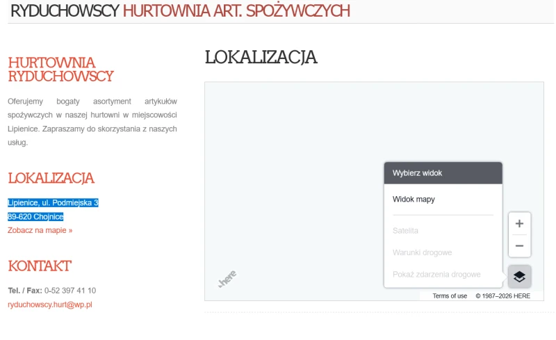 Ryduchowscy - Hurtownia art. spożywczych Spółka z o.o.