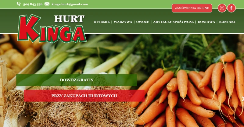 KINGA - Hurtownia warzyw i owoców