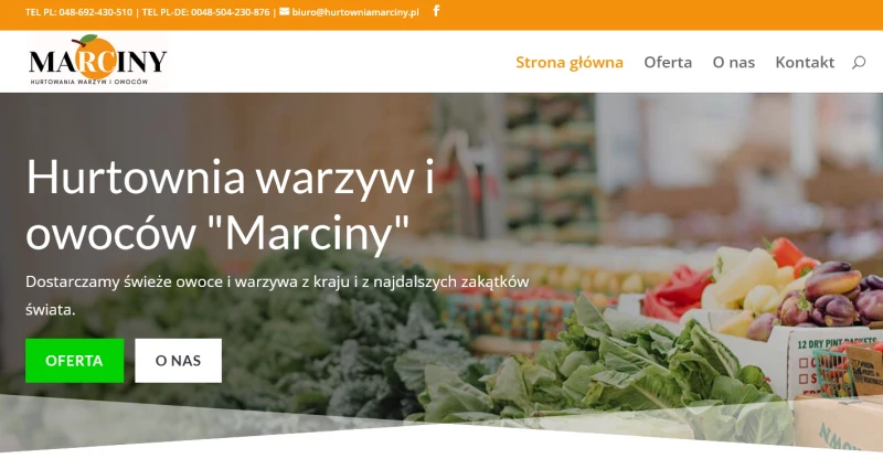 Marciny - Hurtownia Warzyw i Owoców